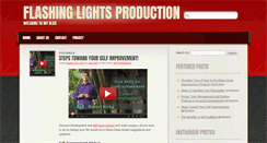 Desktop Screenshot of flashinglightslightslights.com