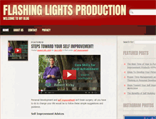 Tablet Screenshot of flashinglightslightslights.com